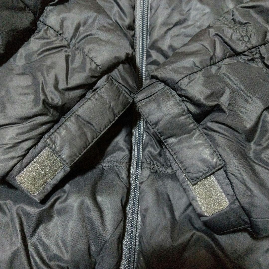 メンズLL ライトダウンジャケット 黒ブラック 軽量コンパクトインナー 大きいサイズ_画像6