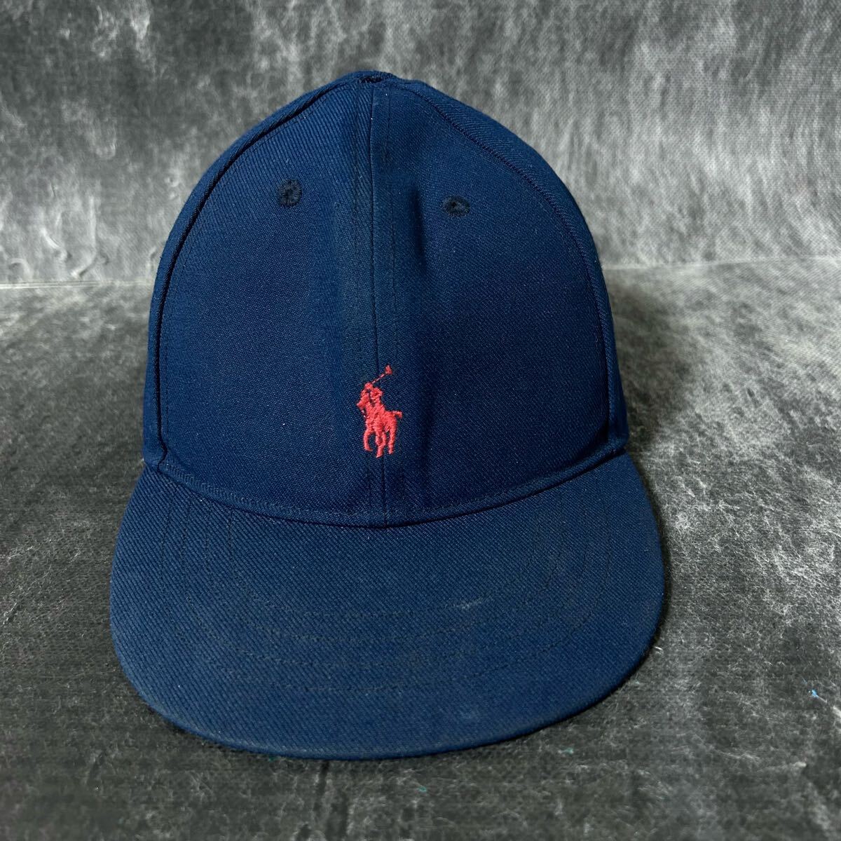 POLO RALPH LAUREN ポロ ラルフローレン　 キャップ　 帽子　ネイビー　キッズ　＊U_画像2