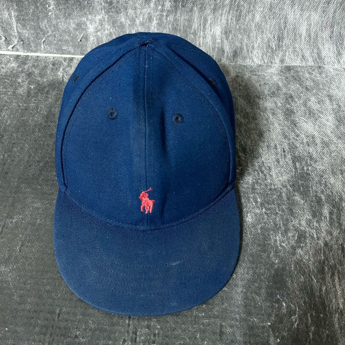 POLO RALPH LAUREN ポロ ラルフローレン　 キャップ　 帽子　ネイビー　キッズ　＊U_画像3