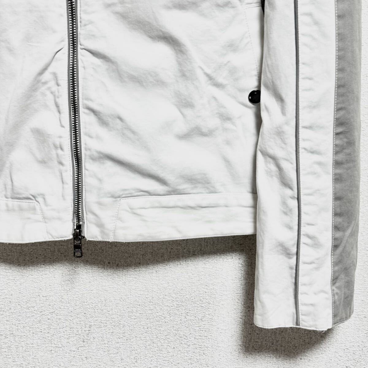 ARMANI EXCHANGE アルマーニエクスチェンジ トラックジャケット コットンジャケット ホワイト メンズ サイズ XL ＊DF_画像8