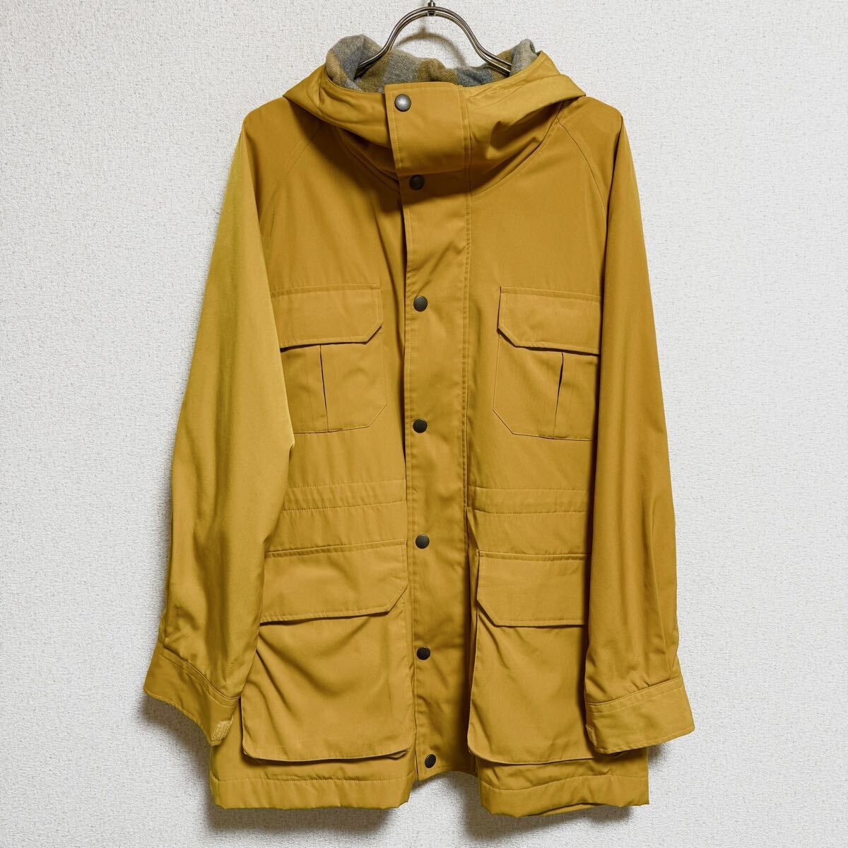 NEWYORKER ニューヨーカー マウンテンパーカー ジップアップパーカー フーディ フードジャケット マスターズ メンズ サイズ 9AR ＊DH_画像1