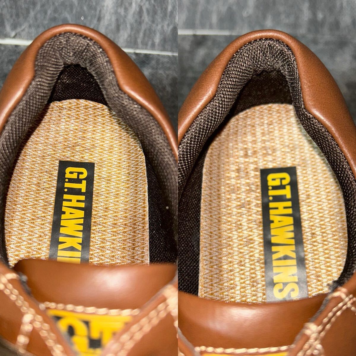 HAWKINS ホーキンス　 ウォーキングシューズ カジュアルシューズ　Uチップ 26cm ブラウン　＊FH_画像3