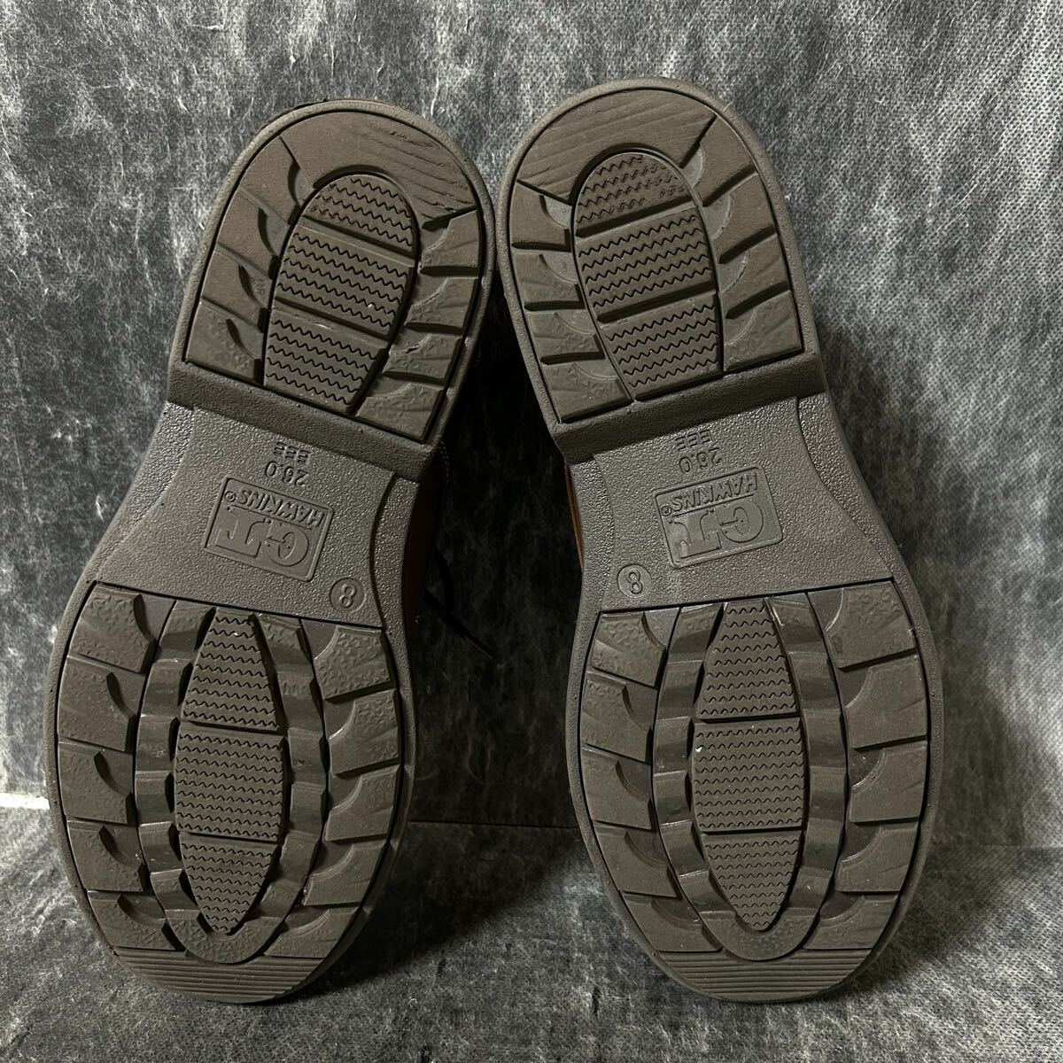 HAWKINS ホーキンス　 ウォーキングシューズ カジュアルシューズ　Uチップ 26cm ブラウン　＊FH_画像6