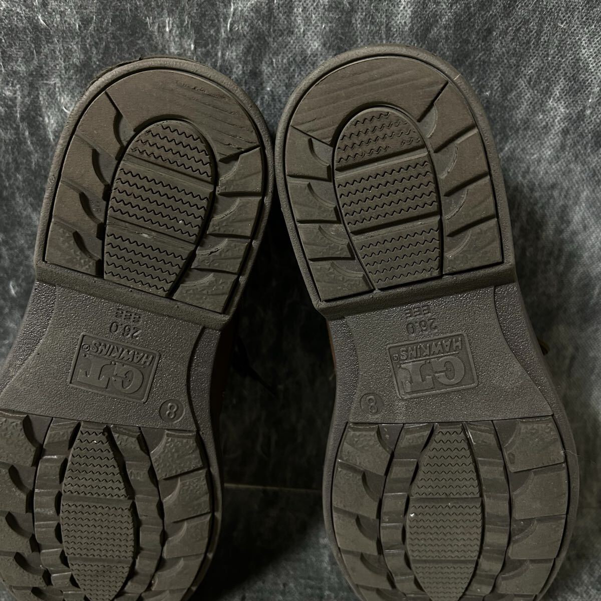 HAWKINS ホーキンス　 ウォーキングシューズ カジュアルシューズ　Uチップ 26cm ブラウン　＊FH_画像7