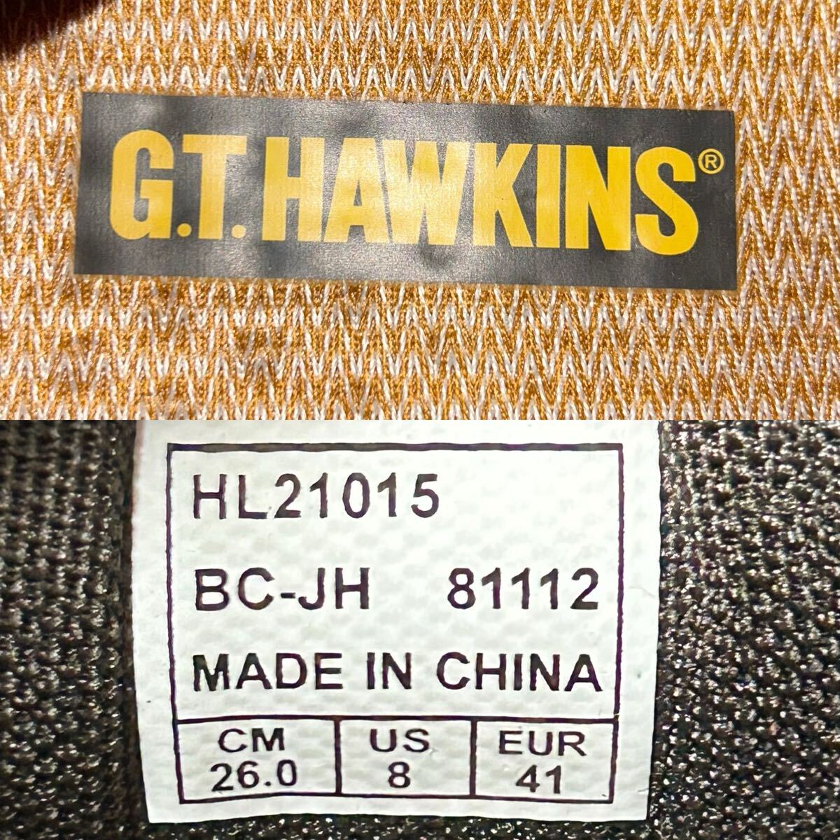 HAWKINS ホーキンス　 ウォーキングシューズ カジュアルシューズ　Uチップ 26cm ブラウン　＊FH_画像10