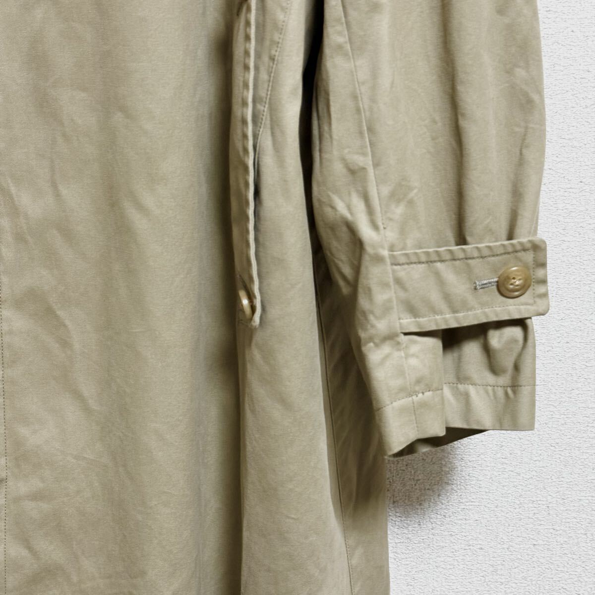 SANYO COAT サンヨーコート 山陽商会 ステンカラーコート トレンチコート ロングコート ベージュ メンズ サイズ M ＊DI_画像8