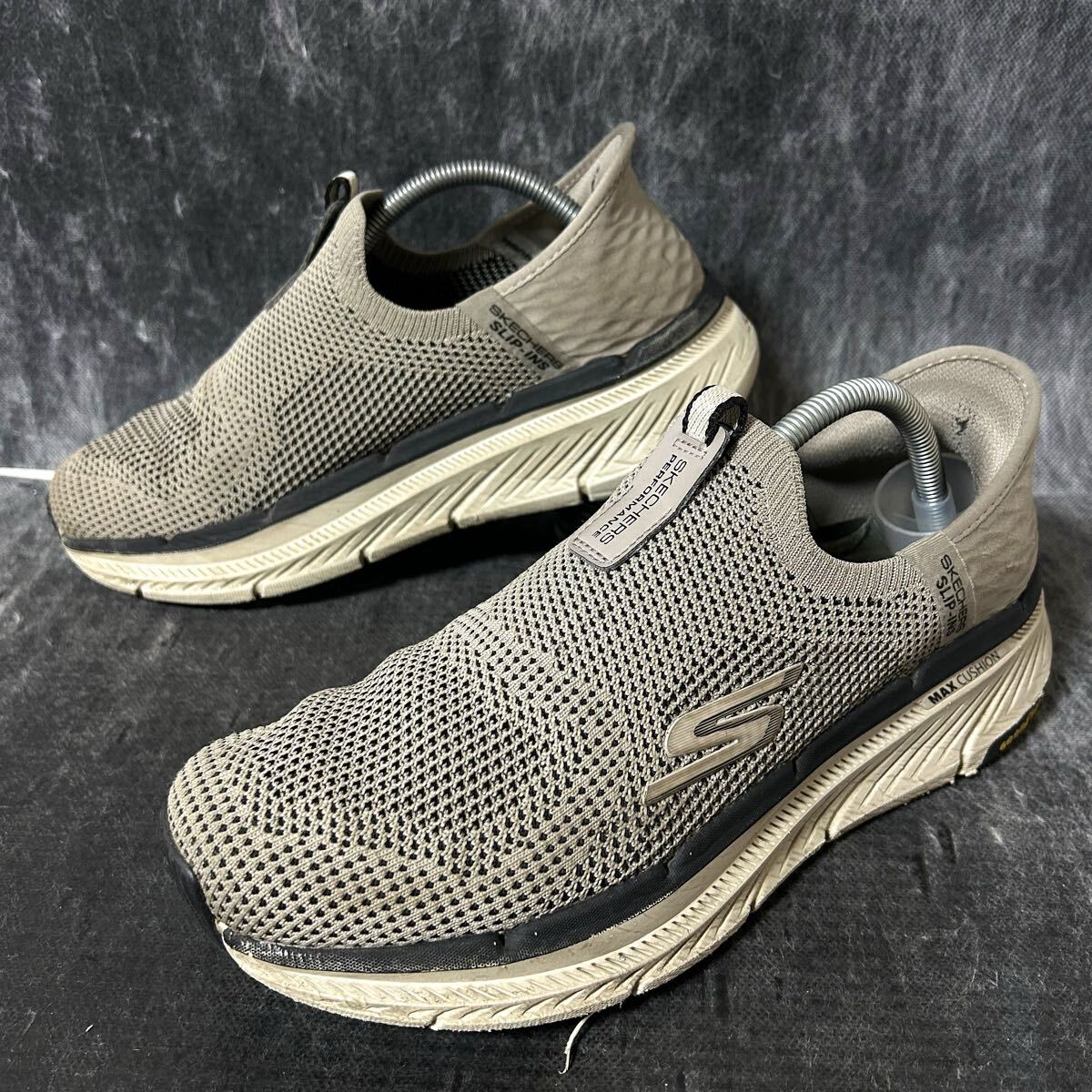 SKECHERS スケッチャーズ スリップイン スリッポン スニーカー 27cm ブラウン系 *Fi_画像1