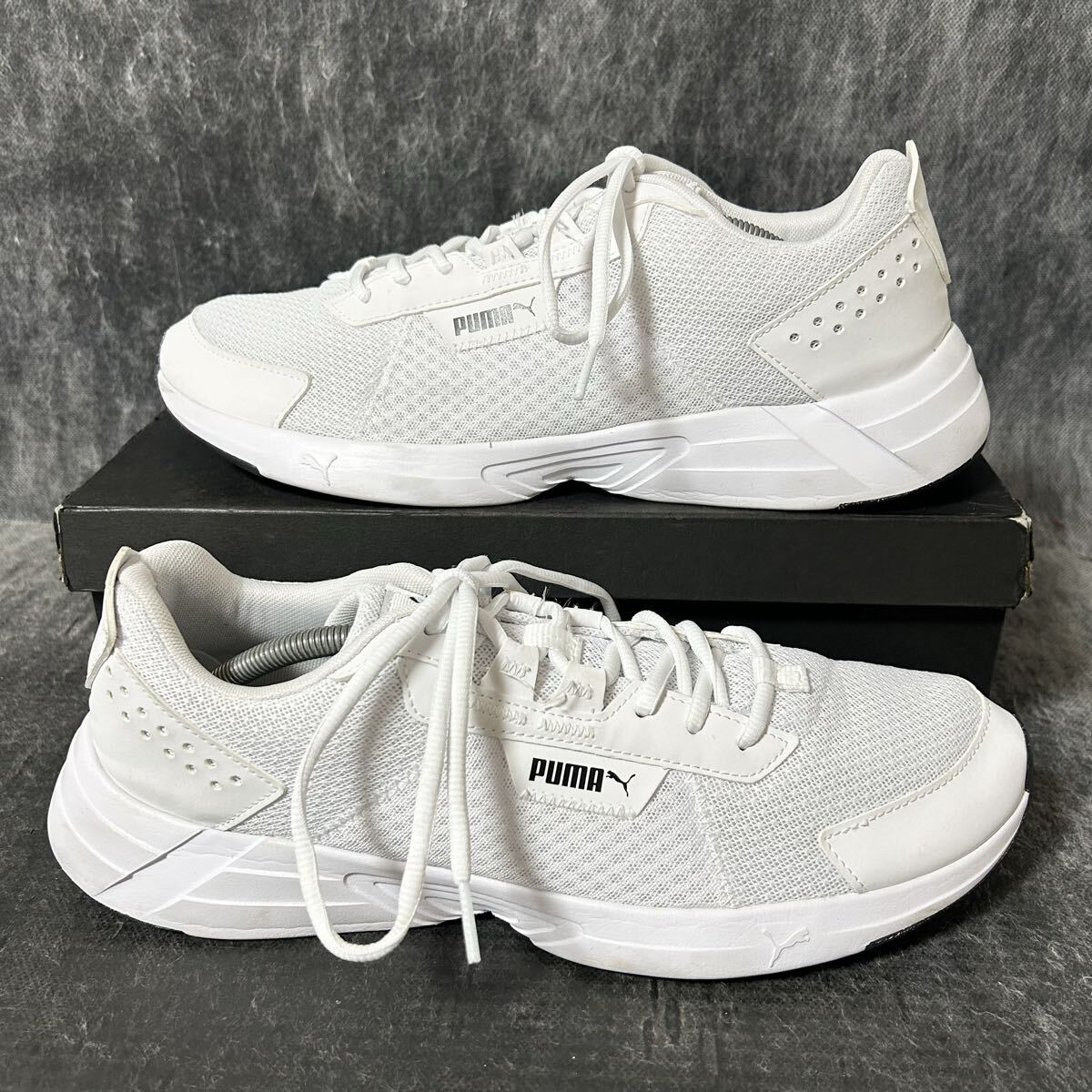 PUMA プーマ スペースランナー ランニングシューズ ジョギング 30cm ホワイト ビッグサイズ *Fi_画像8