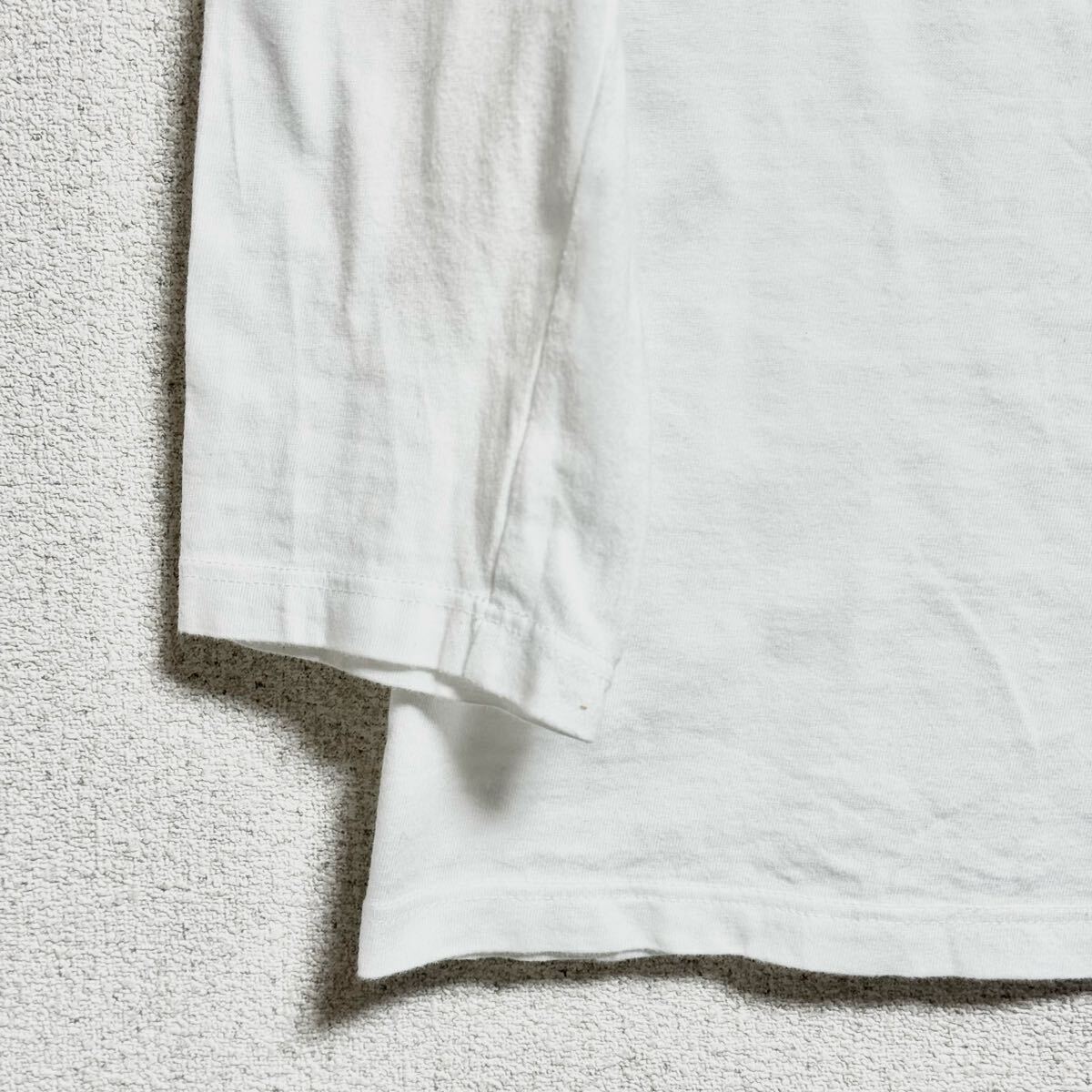 agnes b. アニエスベー 長袖Tシャツ カットソー プルオーバー ハイネック 無地 ホワイト レディース サイズ 3 ＊DI_画像6