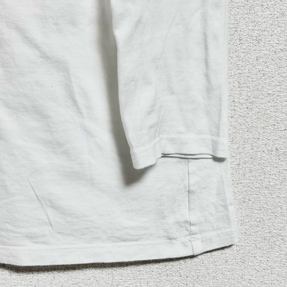 agnes b. アニエスベー 長袖Tシャツ カットソー プルオーバー ハイネック 無地 ホワイト レディース サイズ 3 ＊DI_画像7