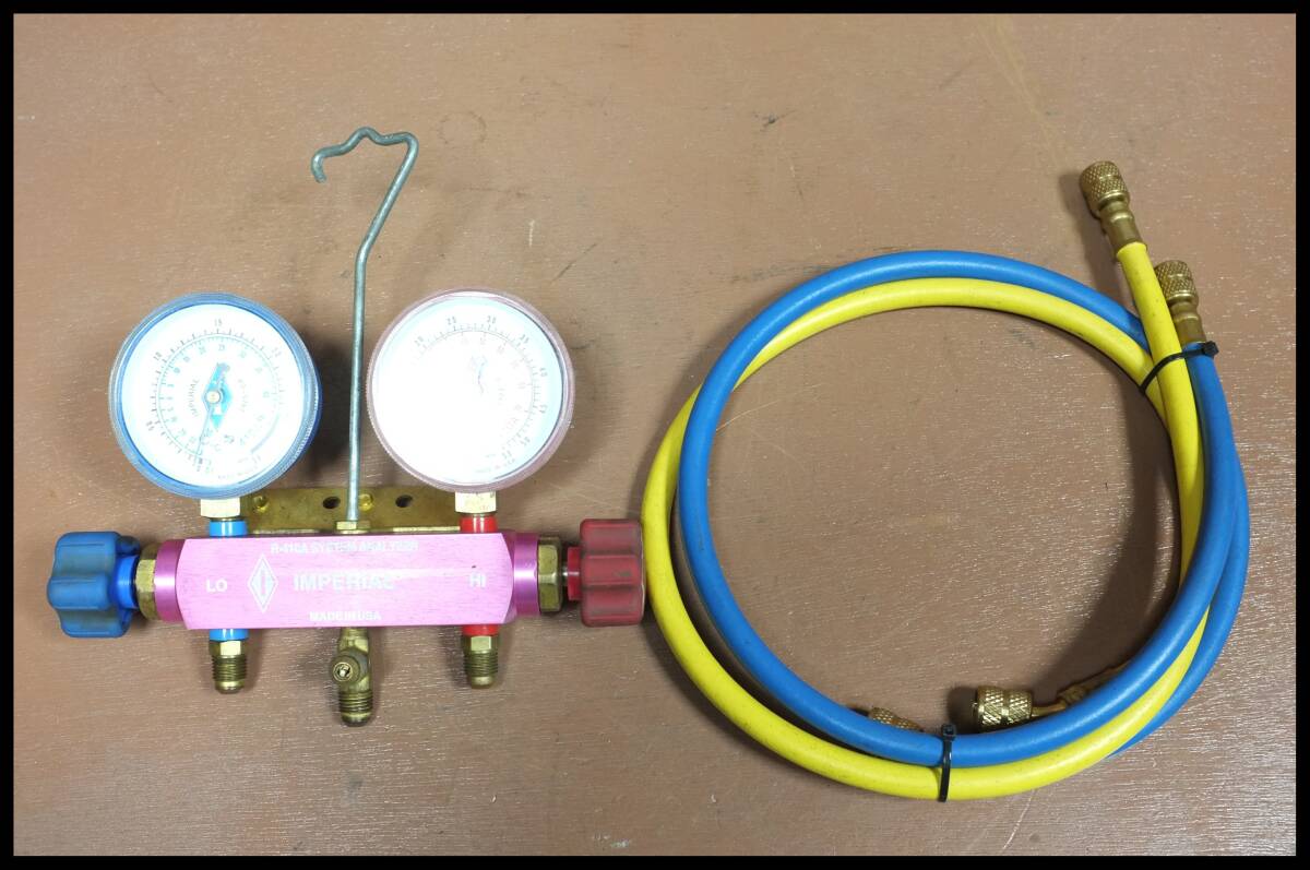 インペリアル IMPERIAL R-410A ゲージマニホールド_画像1