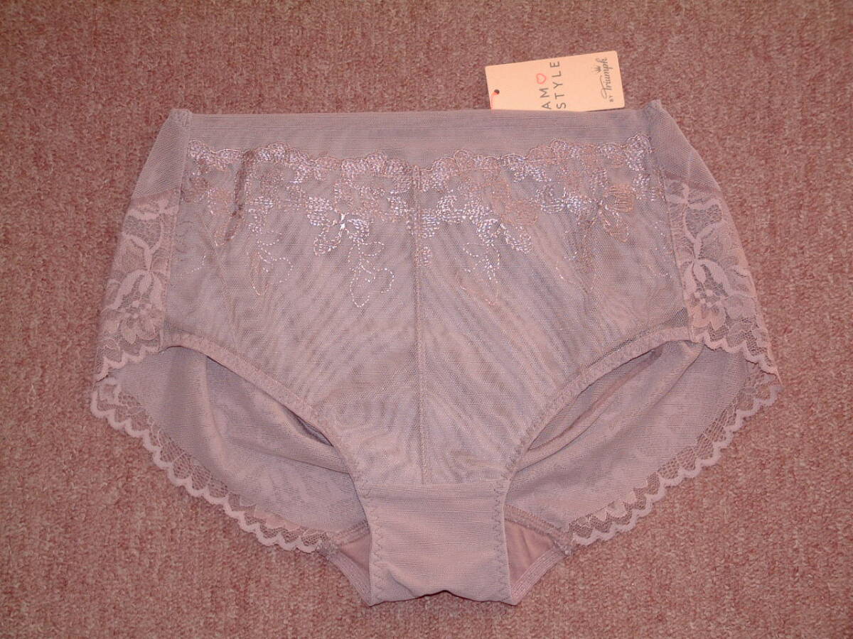 ★送料込み★定価2970円◆トリンプ アモスタイル プチフラットタミー はきこみ深めショーツ Mサイズ AMST1428 Maxi JX M022_画像1