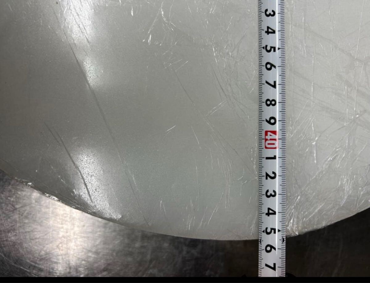 最安値！業務用 中華まな板 プラスチック　サイズ：径460ｍｍｘ厚さ100ｍｍ_画像3