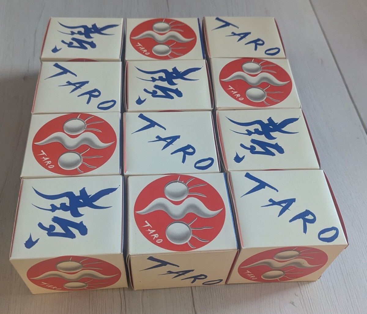 岡本太郎 顔のグラス ロバートブラウン 12個セット/未使用/小箱完備/ポスター 説明書 外箱付き/昭和レトロ 企業物/非売品/希少 完全版 _画像2