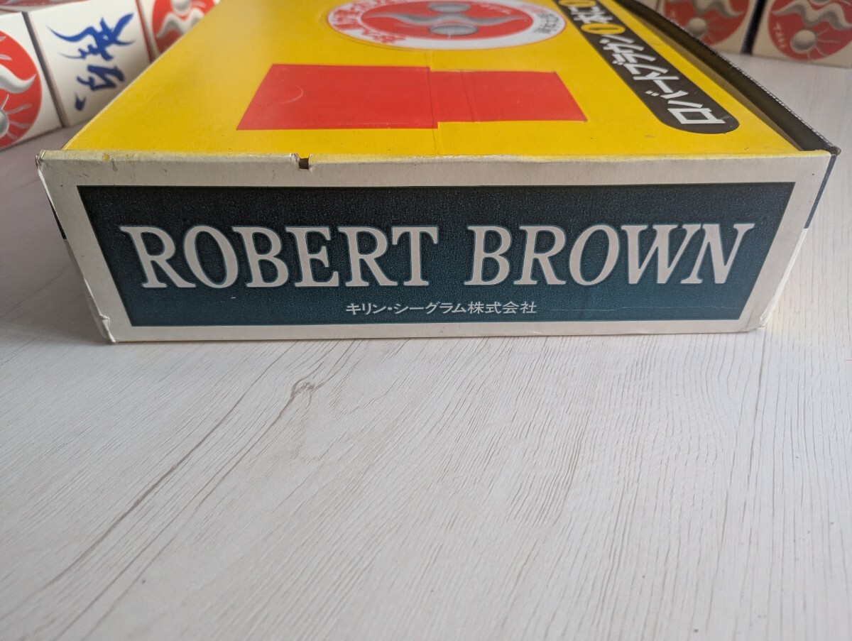 岡本太郎 顔のグラス ロバートブラウン 12個セット/未使用/小箱完備/ポスター 説明書 外箱付き/昭和レトロ 企業物/非売品/希少 完全版 _画像9