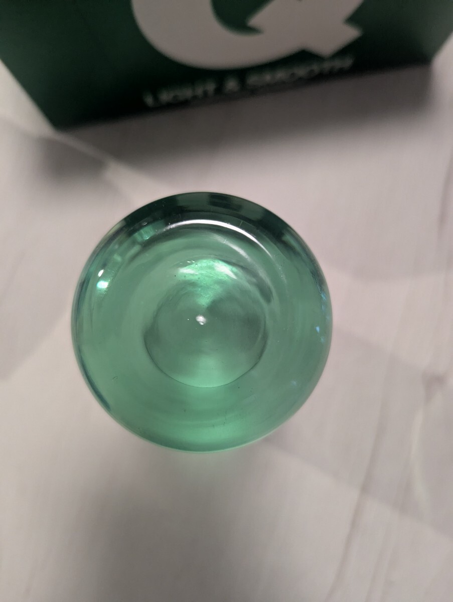 【1円スタート】サントリー Q グラス 6個セット 非売品 ノベルティ 緑 コップ 箱付き SUNTORY Q LIGHT & SMOOTH_画像4