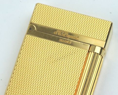 ★1円スタート★稼働品★美品★S.T.Dupont/デュポン★ライン2★ゴールド★フリント ローラー ガスライター★ギャラ 箱付属★Aランク★_画像5