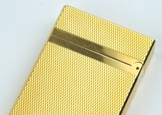 ★1円スタート★稼働品★美品★S.T.Dupont/デュポン★ライン2★ゴールド★フリント ローラー ガスライター★ギャラ 箱付属★Aランク★_画像4