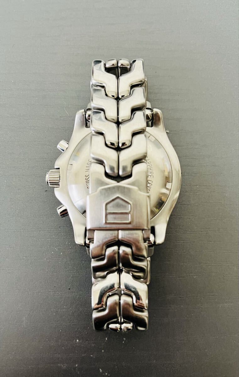 タグホイヤー　LINK CT2112 シルバー 稼働品 腕時計 クロノグラフ メンズ腕時計_画像2