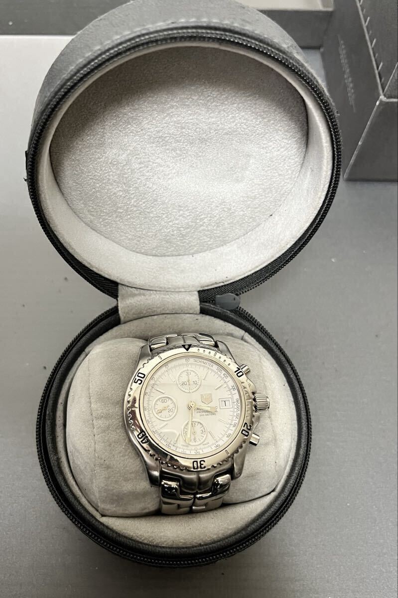 タグホイヤー　LINK CT2112 シルバー 稼働品 腕時計 クロノグラフ メンズ腕時計_画像10