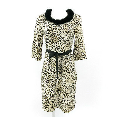  Fragile FRAGILE off белый леопардовая расцветка вязаный One-piece 38