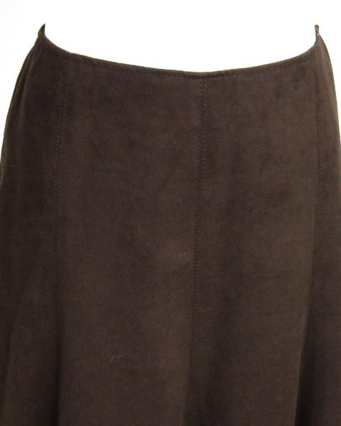  Fragile FRAGILE подпалина чай поддельный замша юбка 36