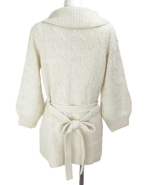  See by Chloe SEE BY CHLOE off белый вязаный пальто S