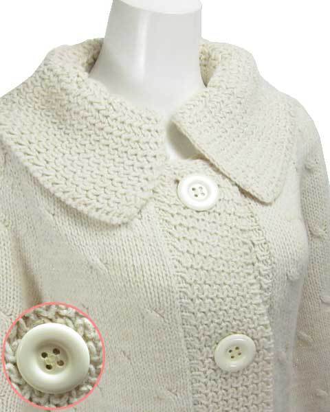  See by Chloe SEE BY CHLOE off белый вязаный пальто S