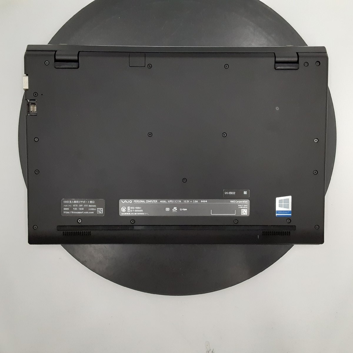 ★ジャンク★VAIO VAIO Pro PG VJPG11C11N [Core i7 8550U 16GB SSD 256GB 13.3インチ] 中古 ノートパソコン_画像6