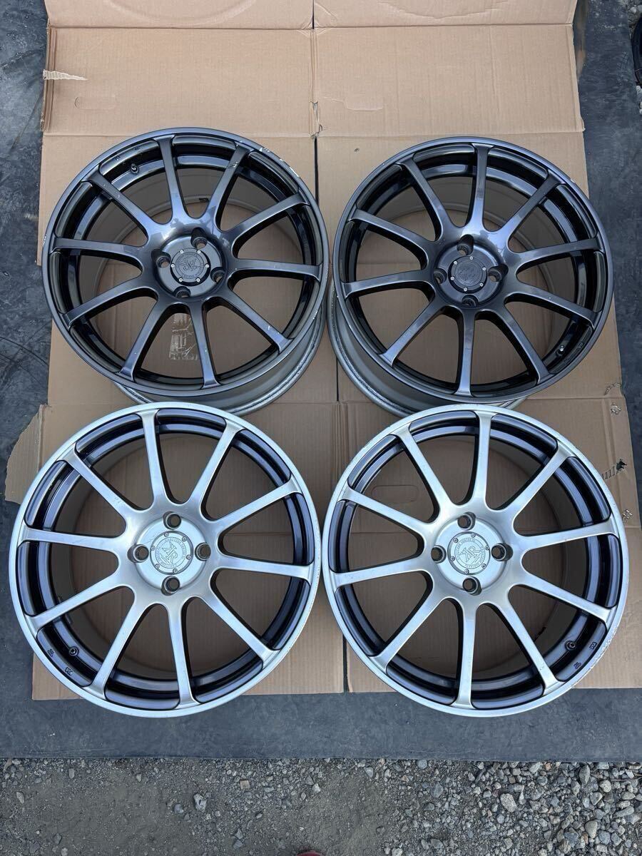 YOKOHAMA ADVAN KREUTZER Xi クロイッアーXi 17x7.5J PCD100 4H IN41 4本 ヨコハマ アドバン AD7 17インチ ホイール 4本セット _画像1