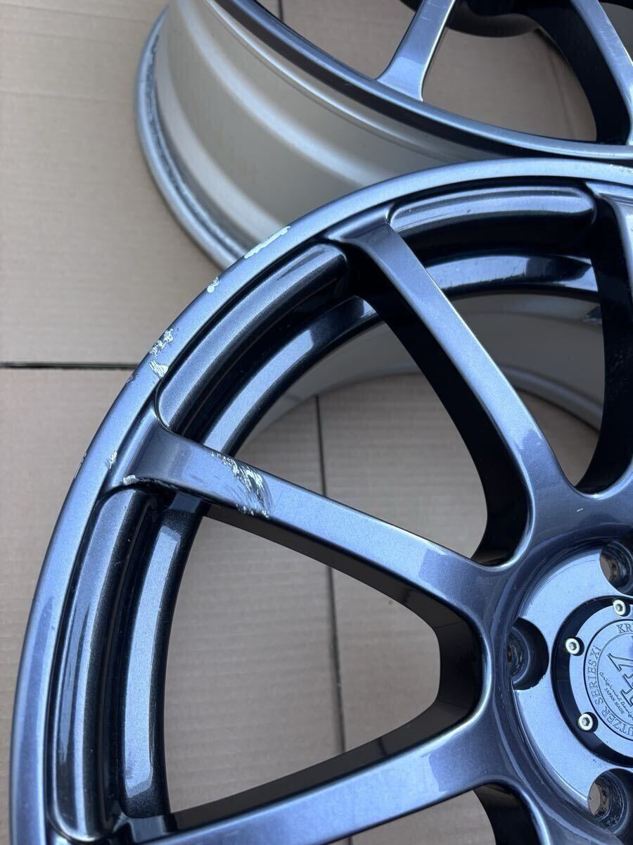 YOKOHAMA ADVAN KREUTZER Xi クロイッアーXi 17x7.5J PCD100 4H IN41 4本 ヨコハマ アドバン AD7 17インチ ホイール 4本セット _画像8