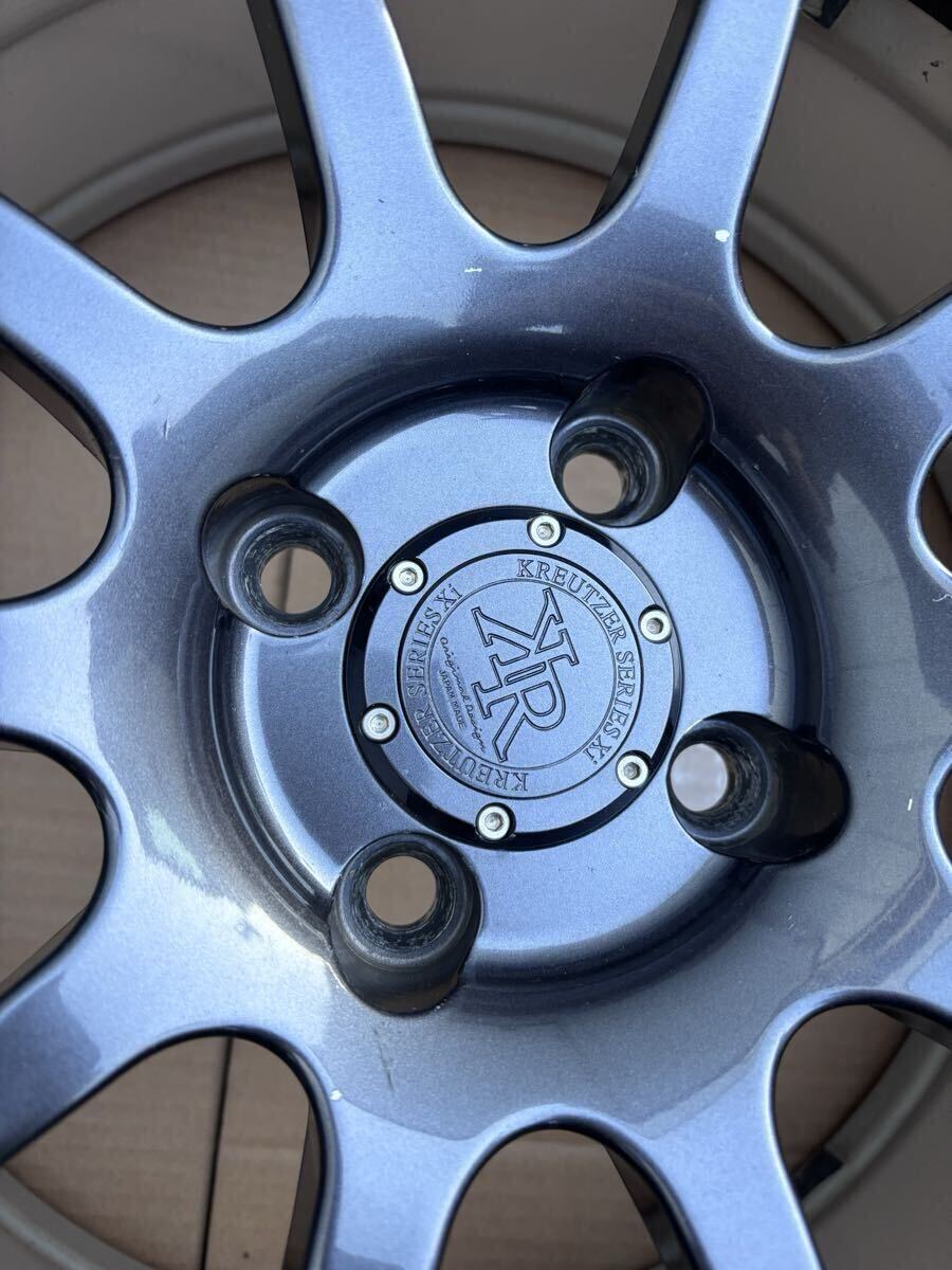 YOKOHAMA ADVAN KREUTZER Xi クロイッアーXi 17x7.5J PCD100 4H IN41 4本 ヨコハマ アドバン AD7 17インチ ホイール 4本セット _画像10