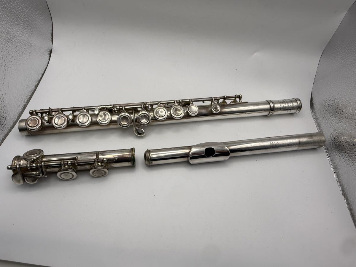 1円希少 WM.S.HAYNES ヘインズ フルート 48979 1988年 専用ケース付き 銀 シルバー フルート_画像5
