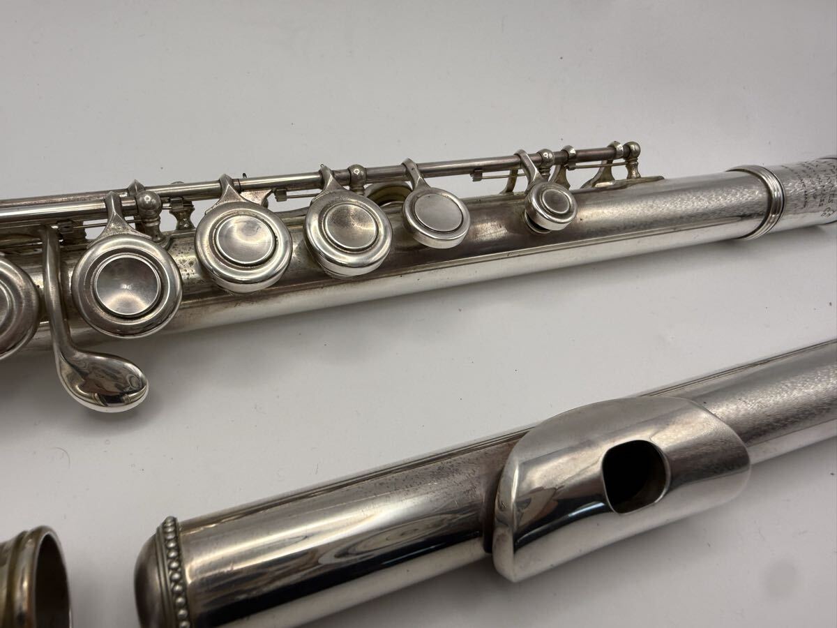 1円希少 WM.S.HAYNES ヘインズ フルート 48979 1988年 専用ケース付き 銀 シルバー フルート_画像7