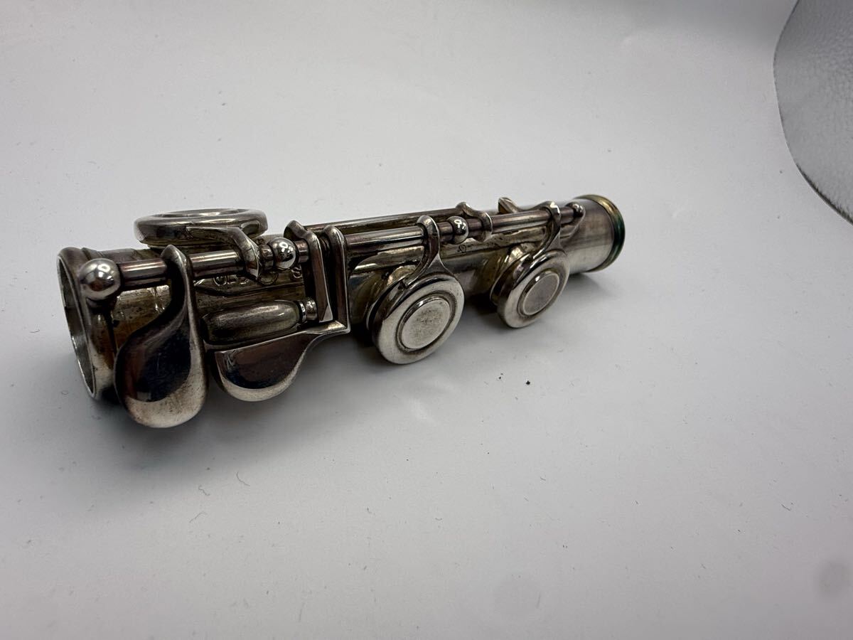 1円希少 WM.S.HAYNES ヘインズ フルート 48979 1988年 専用ケース付き 銀 シルバー フルート_画像9