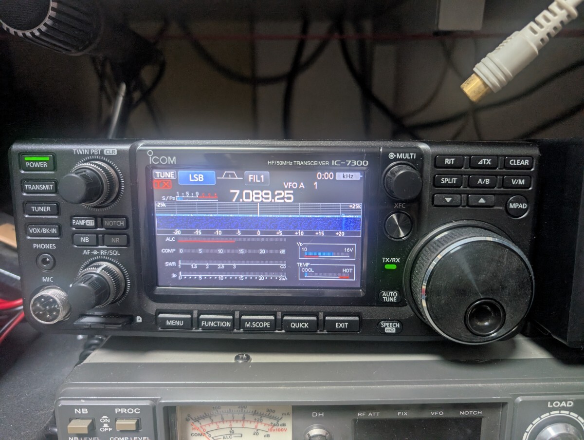 IC-7300 静音ファン+キャリングハンドル(MB-123)付き_画像1