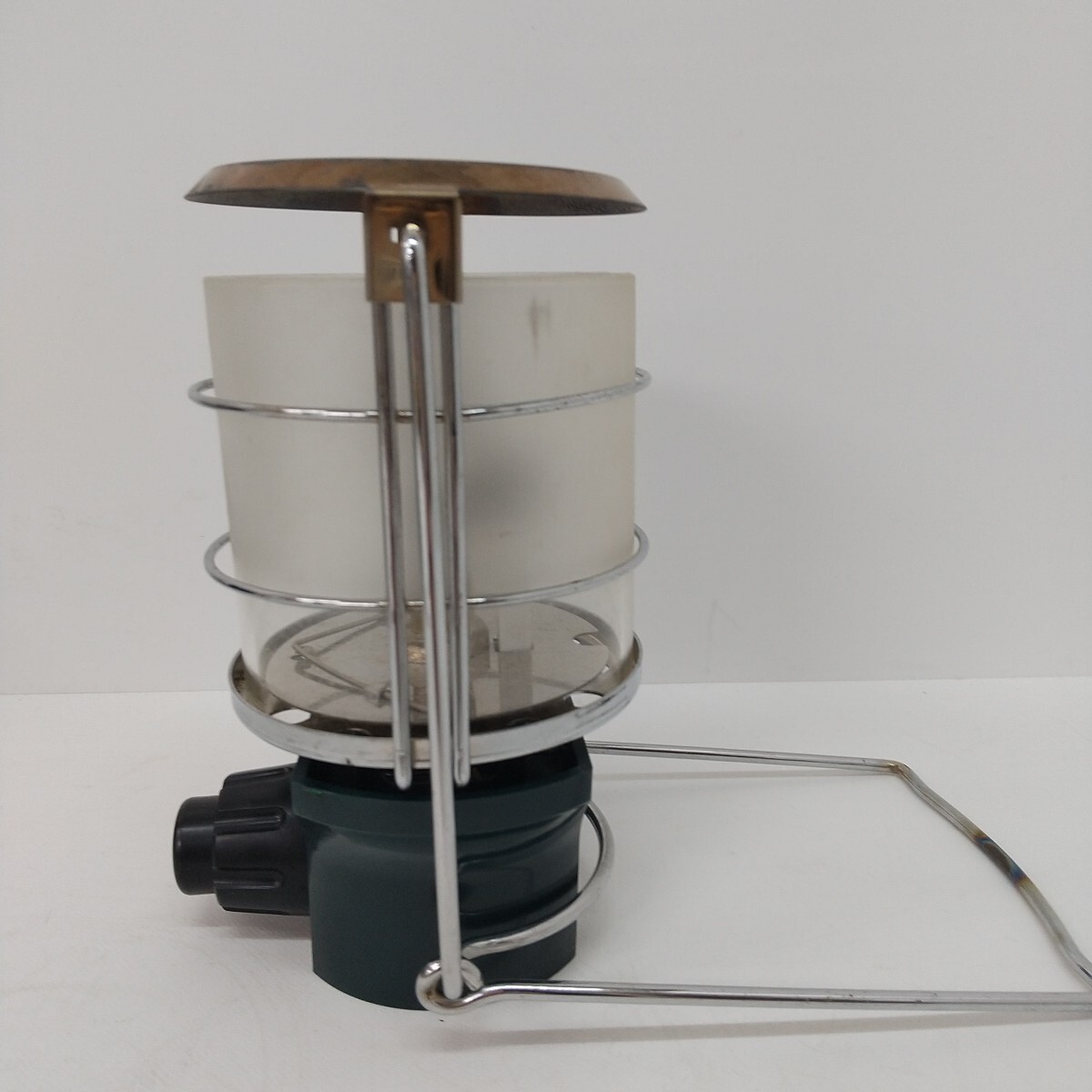 27 中古 キャプテンスタッグ ガスランタン CAPTIN STAG M-7907 09769 パール金属 着火確認 キャンプ アウトドア 現状品_画像4