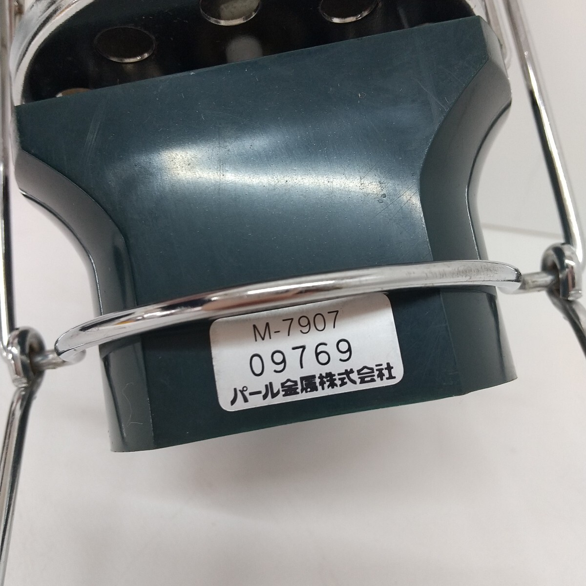 27 中古 キャプテンスタッグ ガスランタン CAPTIN STAG M-7907 09769 パール金属 着火確認 キャンプ アウトドア 現状品_画像5