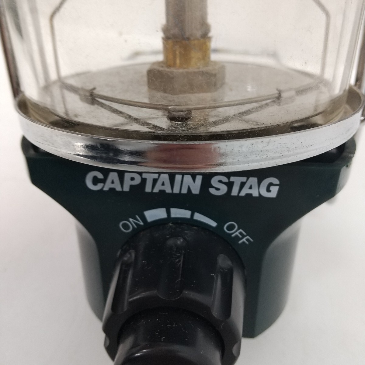 27 中古 キャプテンスタッグ ガスランタン CAPTIN STAG M-7907 09769 パール金属 着火確認 キャンプ アウトドア 現状品_画像6