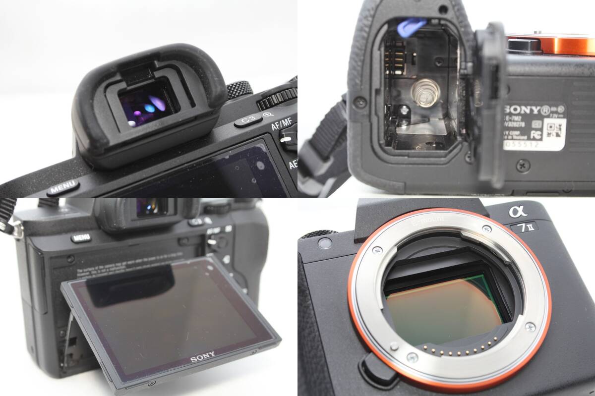 ★【極上美品 初心者におすすめ】 SONY α7 II ボディ ILCE-7M2 ソニー ミラーレスカメラ 本体 ★ バッテリー2本＆充電器付き_画像6