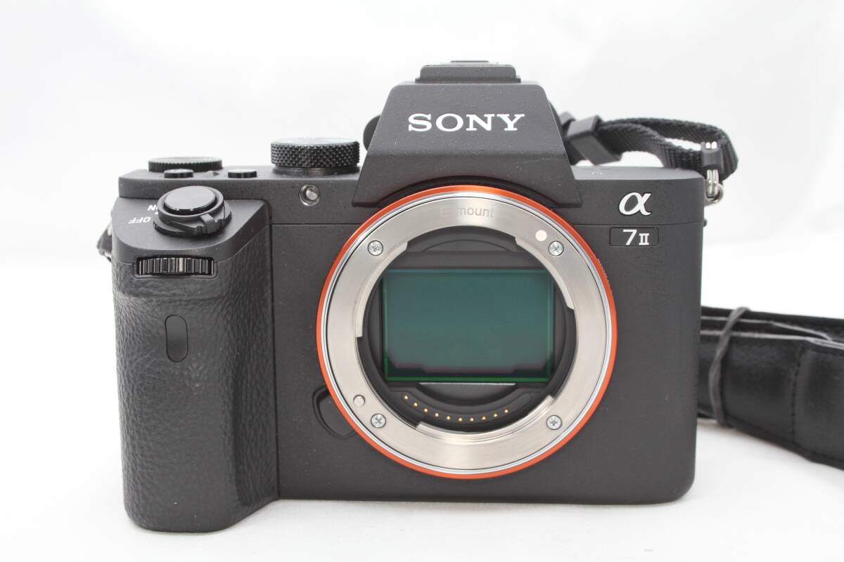 ★【極上美品 初心者におすすめ】 SONY α7 II ボディ ILCE-7M2 ソニー ミラーレスカメラ 本体 ★ バッテリー2本＆充電器付き_画像2