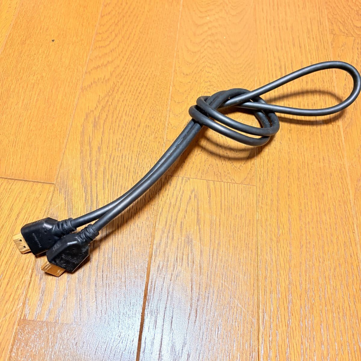 HDMIケーブル　Panasonic ブラック　ケーブル　テレビ 100cm 1m_画像1