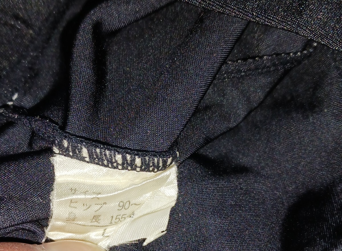 バレーボールスパッツ長め　メーカー不明　 ブラック　 スパッツ　長期保管品_画像2