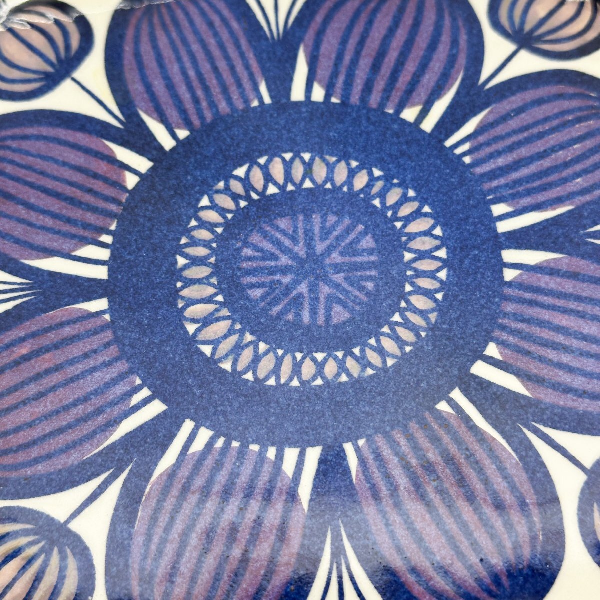 1円~未使用 ロイヤルコペンハーゲン テネラ 角皿 17cm 限定シリアルナンバー 専用箱付_画像6