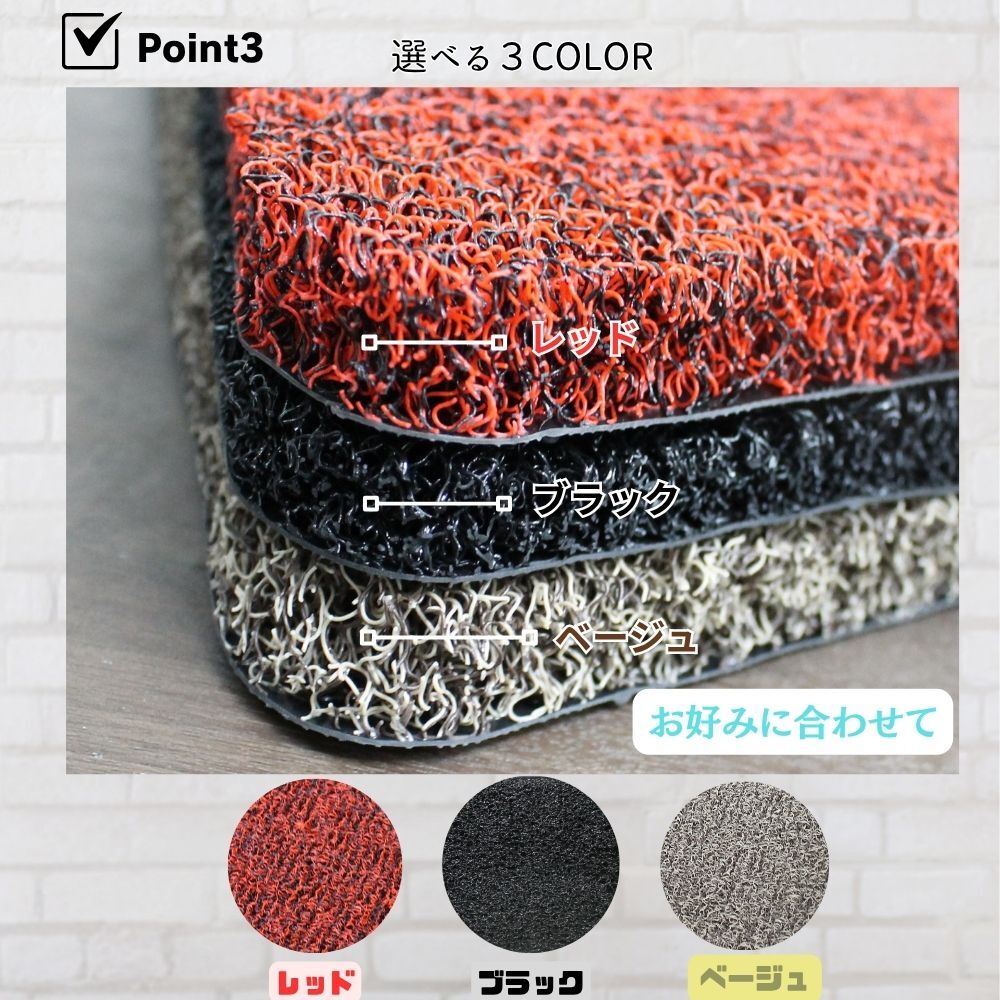 三菱 ふそう ジェネレーションキャンター 標準 運転席 H14-H22 トラックマット 3色 コイル_画像7