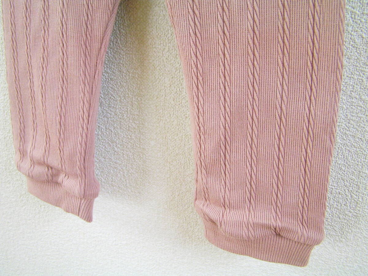 ★新品90cm★Seraph あったか２重レギンス (ピンク) セラフ_画像3