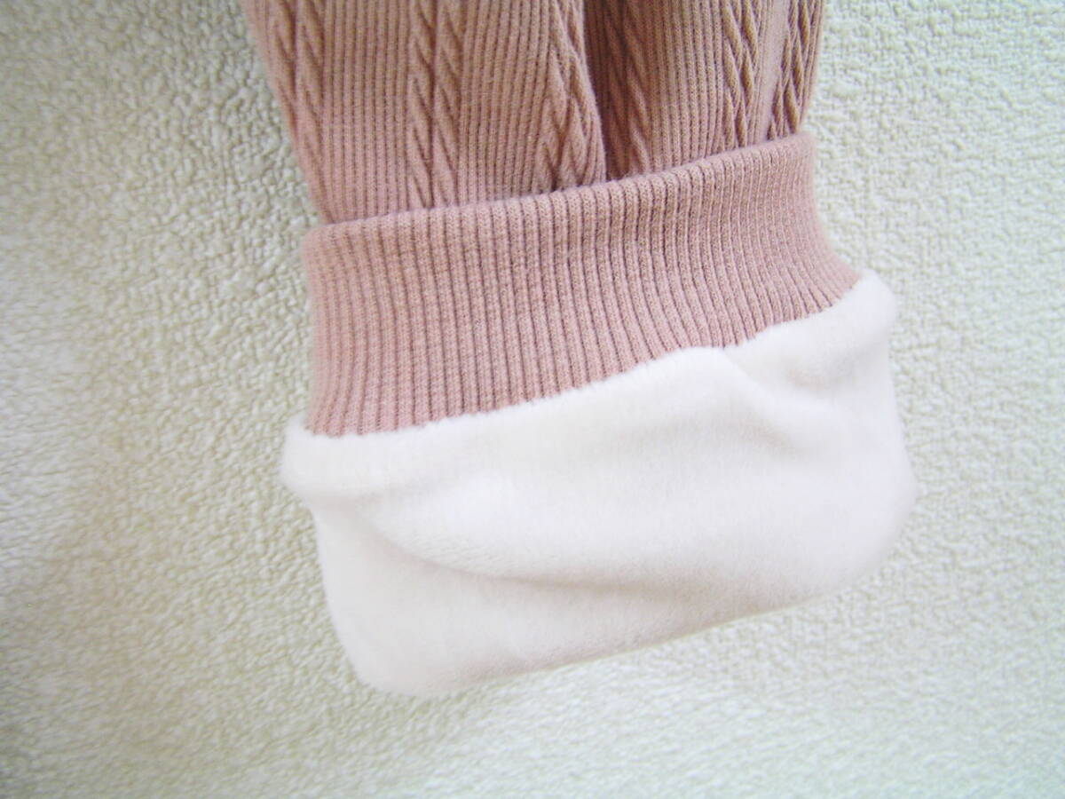 ★新品90cm★Seraph あったか２重レギンス (ピンク) セラフ_画像5