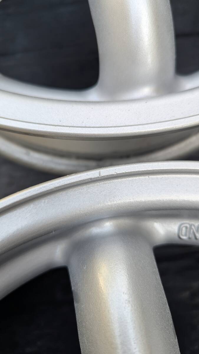 ★売り切り★希少★スバル MINILITE ミニライト 純正 PCD100 +45 4J ヴィヴィオプレオサンバーハイゼット 4本セット_画像7