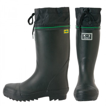 アイトス 58601 安全ゴム長靴(踏み抜き抵抗板入り)(K-3) ブラック 26cm_画像2
