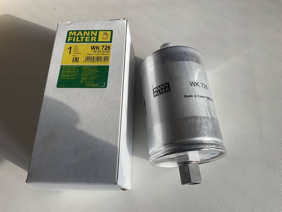 未使用　ポルシェ911（タイプ930他）　燃料フィルター　MANN FILTER WK726/66 403 59 630 _画像1
